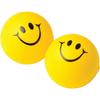 SAYTAY Smile Face Stress Balls (Bulk Pack of 24) for Kids and Adults, 2 Inch Yellow Fun Happy Face Squeeze Balls for Anxiety Relief, Hand Therapy or S