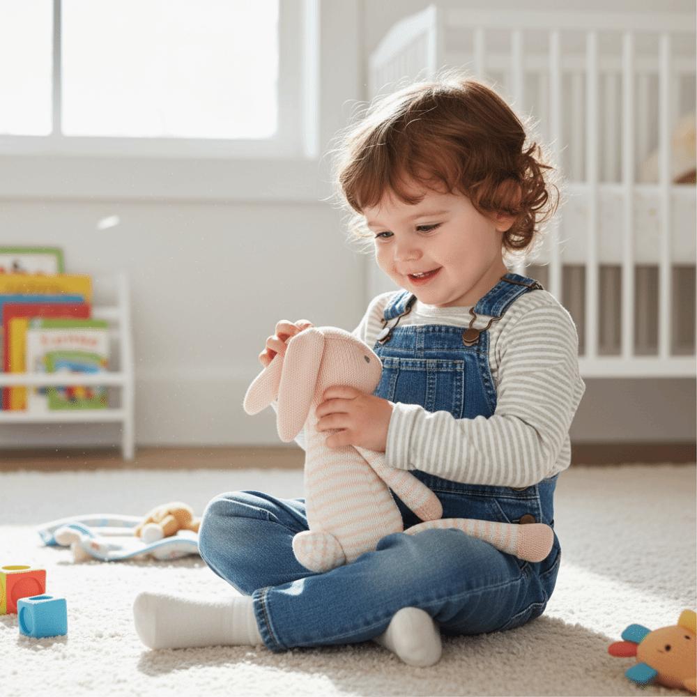 Long-legged Children Soothing Rabbit Doll Soft Plush Baby Sleeping Toys For Infants