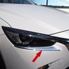 RUIQ Mazda DK Series Exterior Chrome Plated Front Headlight Eyeliner Specially Designed for the Mazda CX-3 Garnish, CX-3