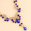Luxury Rhinestone Jewelry Set Shiny Wedding Bridal Accessories Women's Jewelry Set  Women Girl