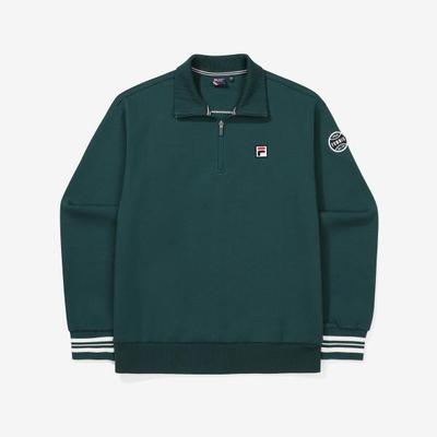 Fila F Box Cotton Blend halF Zip Sweatshirt
