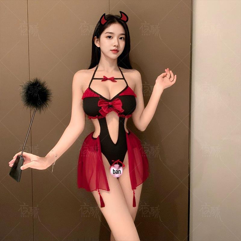 Sexy Halloween Devil Lingerie Set