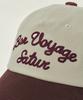 Seteo Bon Voyage Contrast 5 Panel Ball Cap Burgundy