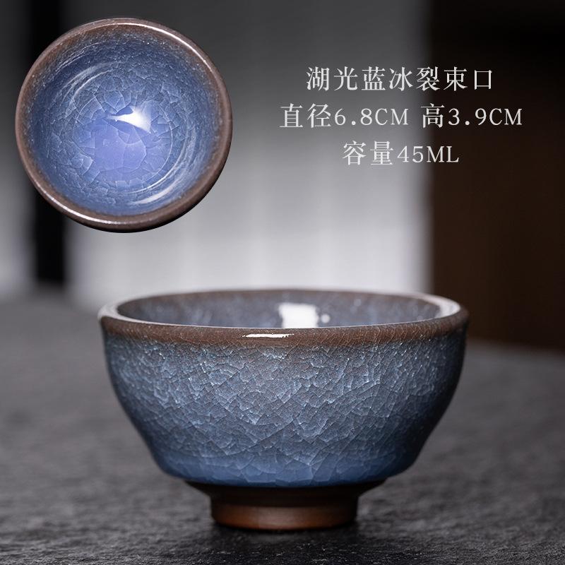 Jianyang Jian Zhan Fornace Ceramica Goccia d'Olio Minerale Originale Corpo in Ferro Tazza del Maestro Tazza da Tè Kung Fu Tazza da Degustazione Set da Tè Tazza da Tè