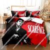 3D Print SCARFACE MOVIE Bedding Set Single Twin Full Queen King Size Bed Set Adult Kid Bedroom Duvetcover Sets