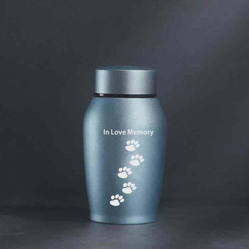 

2025 Урна з нержавіючої сталі для праху собаки Собака Кішка Птах Миша Урна для кремаційного праху Домашній улюбленець Сувенірна банка Герметична Похорон для собак Приладдя