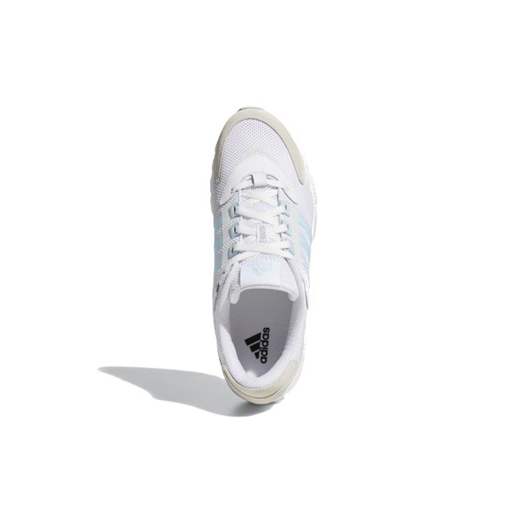 Adidas Comfortable Versatile Low-Top Running Shoes Unisex sneakers White Blue FW4816