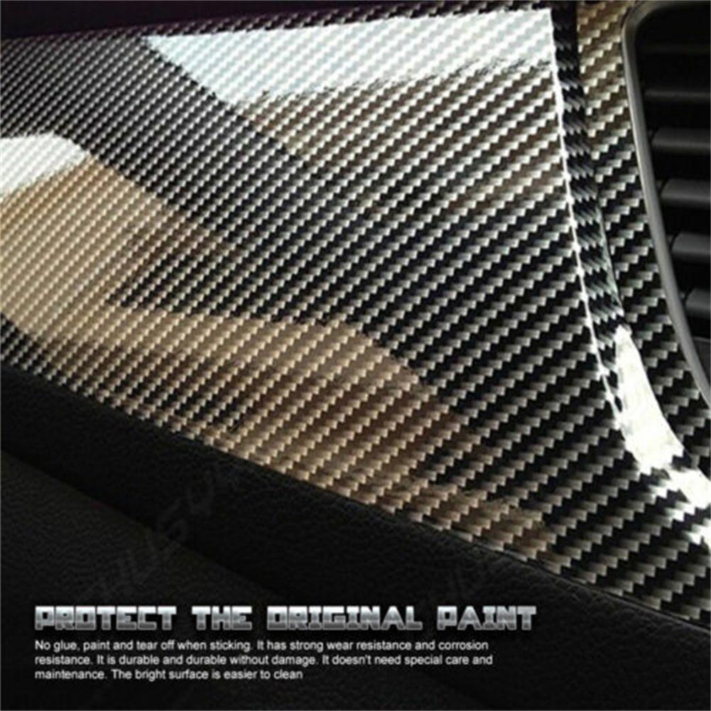 5D Glossy For BMW X5 F15 2014 2015 2016 2017 2018 CarbonFiber Interior Sticker