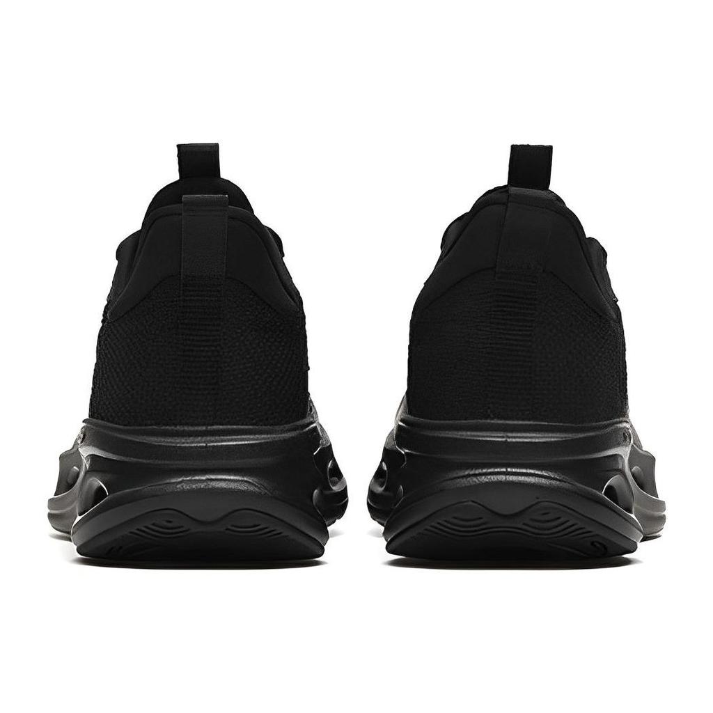 Anta Breathable Lightweight Rebound Low Top Running Shoes Men's Bright Black 112315575-7