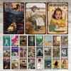 Vintage Posters Metal Plate Wall Decor Art Tin Signs Painting Shabby Plaque for Man Cave Bar Club Decoration Artwork