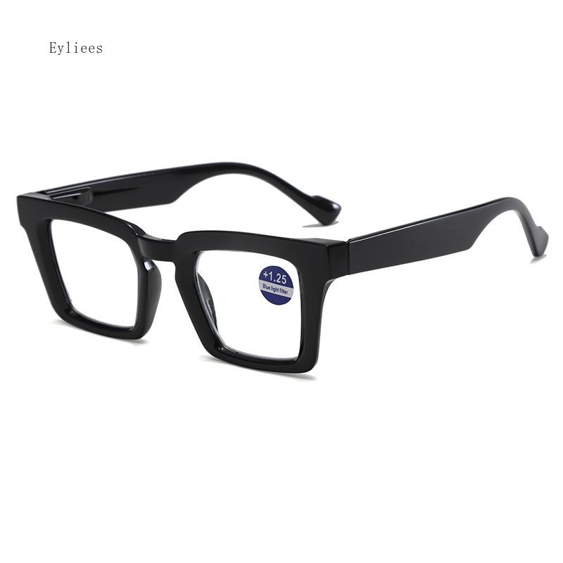 Women Fashion Style Reading Glasses Men Retro Anti Blue Light Compupter Glasses New HD Large Frame Far Sighted Eyewear Diopter