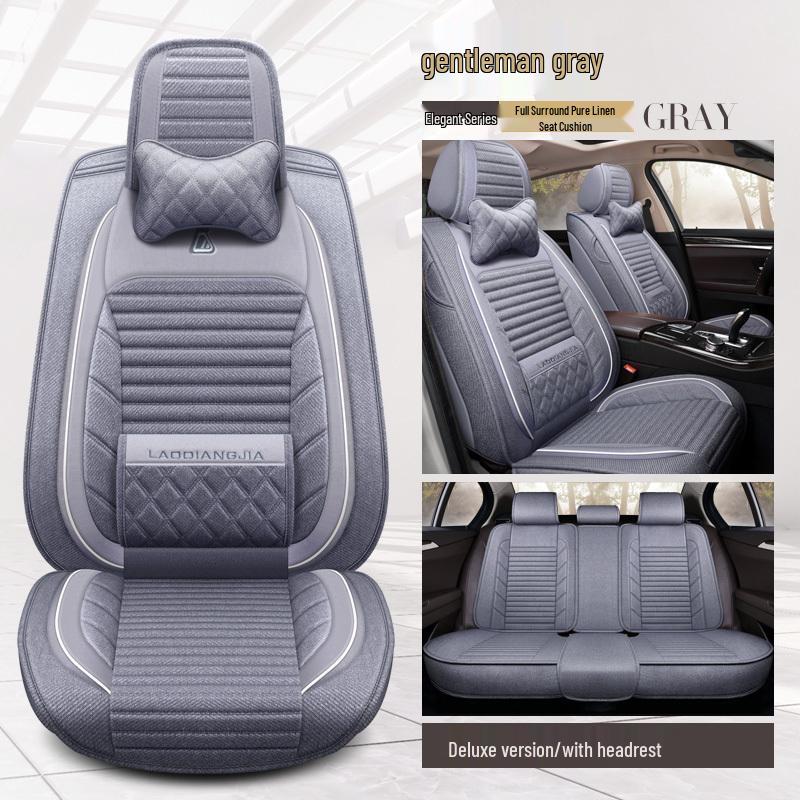 Southeast DX5 Luxury Universal Car Seat Cover - Full Surround, Four Seasons Linen Cushion (2021)