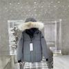 High Version New Goose Down Jacket Expedition Men's Canadian Thickened Coat Wolf Hair Women