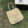 Yogodlns Classic Summer Woven Bag Women Beach Shoulder Bag Casual Large Capacity Straw Totes Bag Ladies Travel Shopping Handbag and Purse