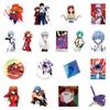 50pcs Genesis Neon Evangelion Novel Vinyl Waterproof Stickers For Water Bottle