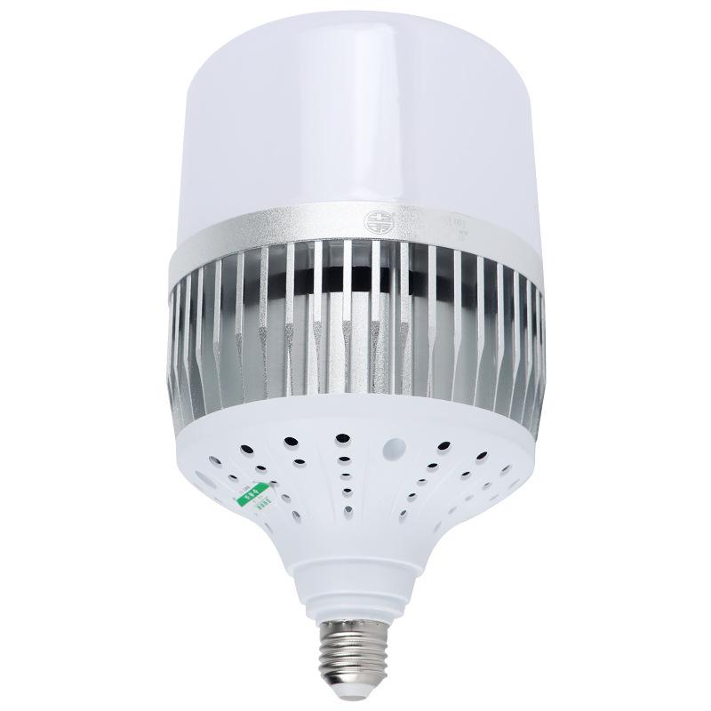 Super Bright LED Energy-Saving E27 Screw Base Round Silver Light Bulb for Home