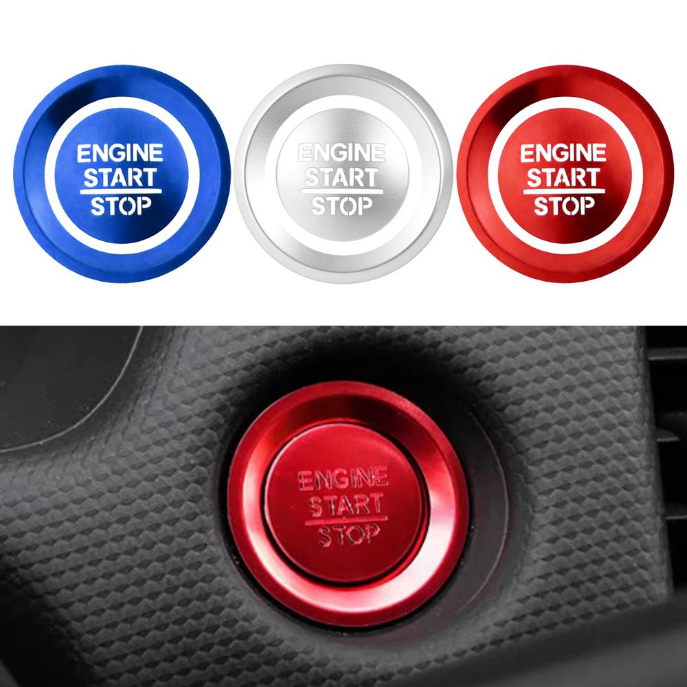 For Honda City 2020 - 2023 Jazz Civic CR-V CRV Ignition Key Ring Engine Start Button Trim Decoration Cover Interior Accessories