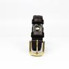 Men's Genuine Leather Woven Belt with Pure Copper Pin Buckle - Retro Casual Style