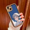 Soft Silicone Square Ladder Printing Pattern Phone Casing Full Cover Camera Shockproof Protection Rubber Case for Samsung