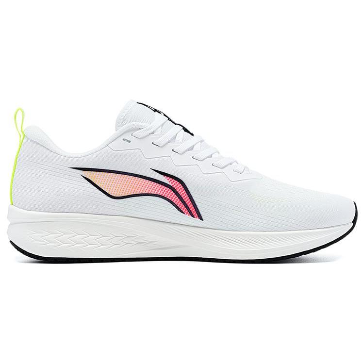 Li Ning Red Hare 6 Slip Resistant And Abrasion Resistant Coverage Low Top Running Shoes Men's Standard White ARMT015-1