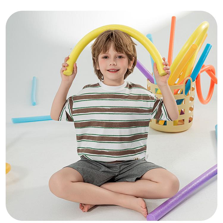 Yingbolun Summer Boys' Cotton Loose Children's Home Clothes Set