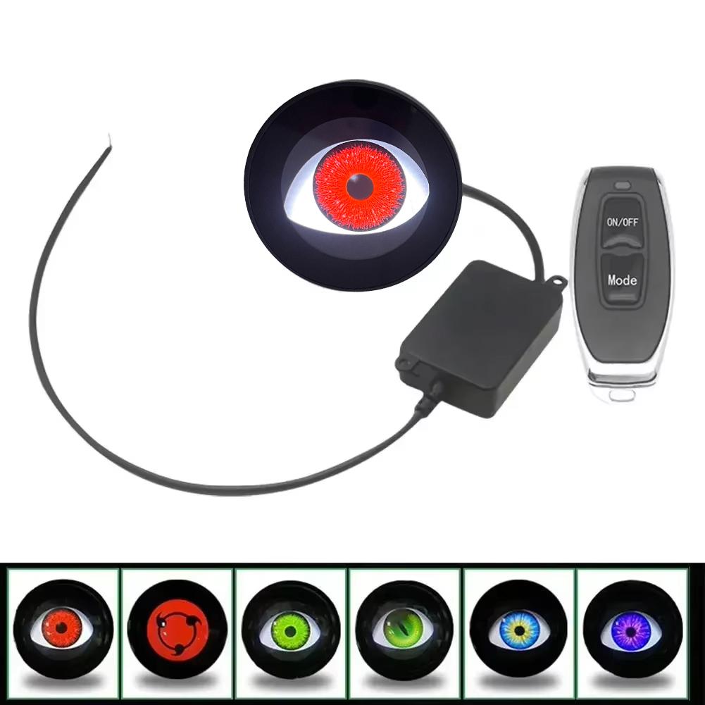 

Dynamic Car Demon Eye Red Eye 3 Inch Devil Eyes Lens Lights For 12v Retrofit Kits Headlight Assembly Auto Accessories Kit