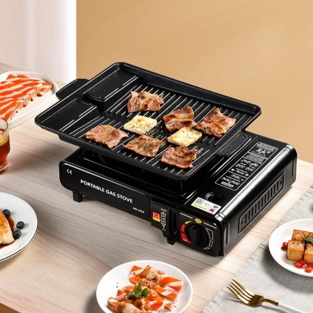 Safety Lock Outdoor Stove Adjustable Flame Camping Stove Energy Saving Backpacking Stove Emergency