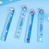 Doraemon Cartoon Irregular Spinning Ruler - Cute Exam & Drawing Tool