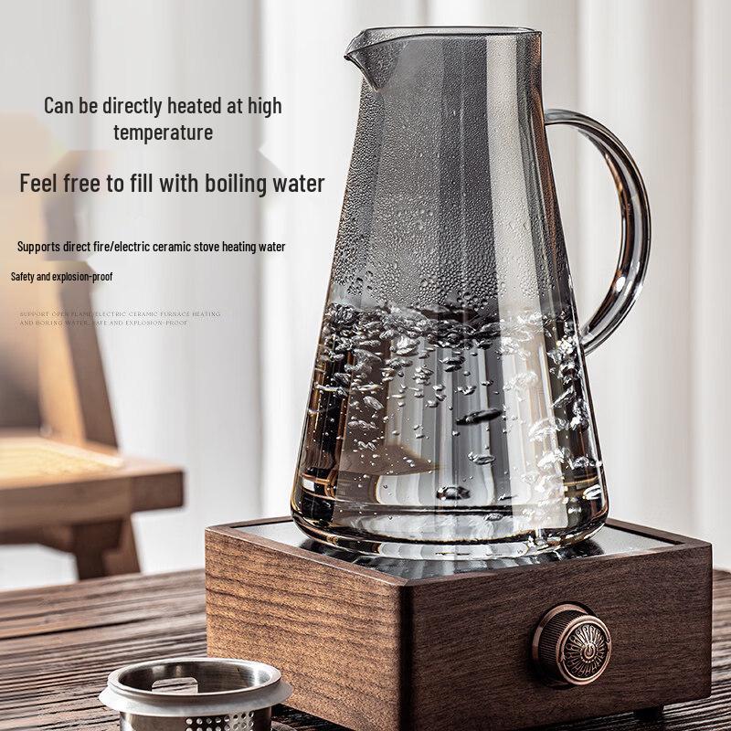 ZISIZ Heat-Resistant Glass Pitcher