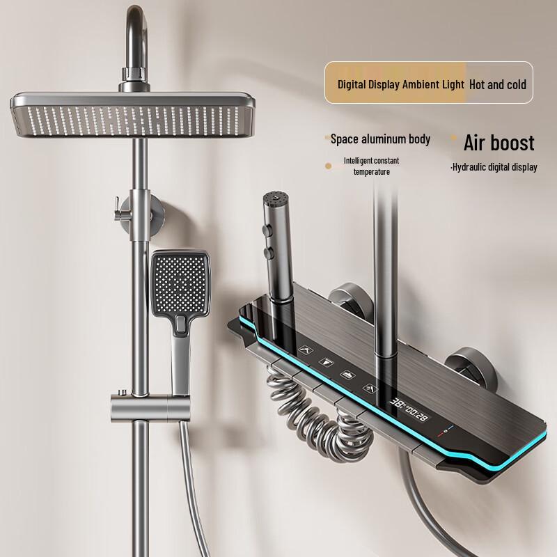 Yuzhuxun Digital Display Shower Faucet Set
