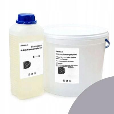 Szürke epoxigyanta beton padlókra erkély terasz garázs festék 3,5 kg