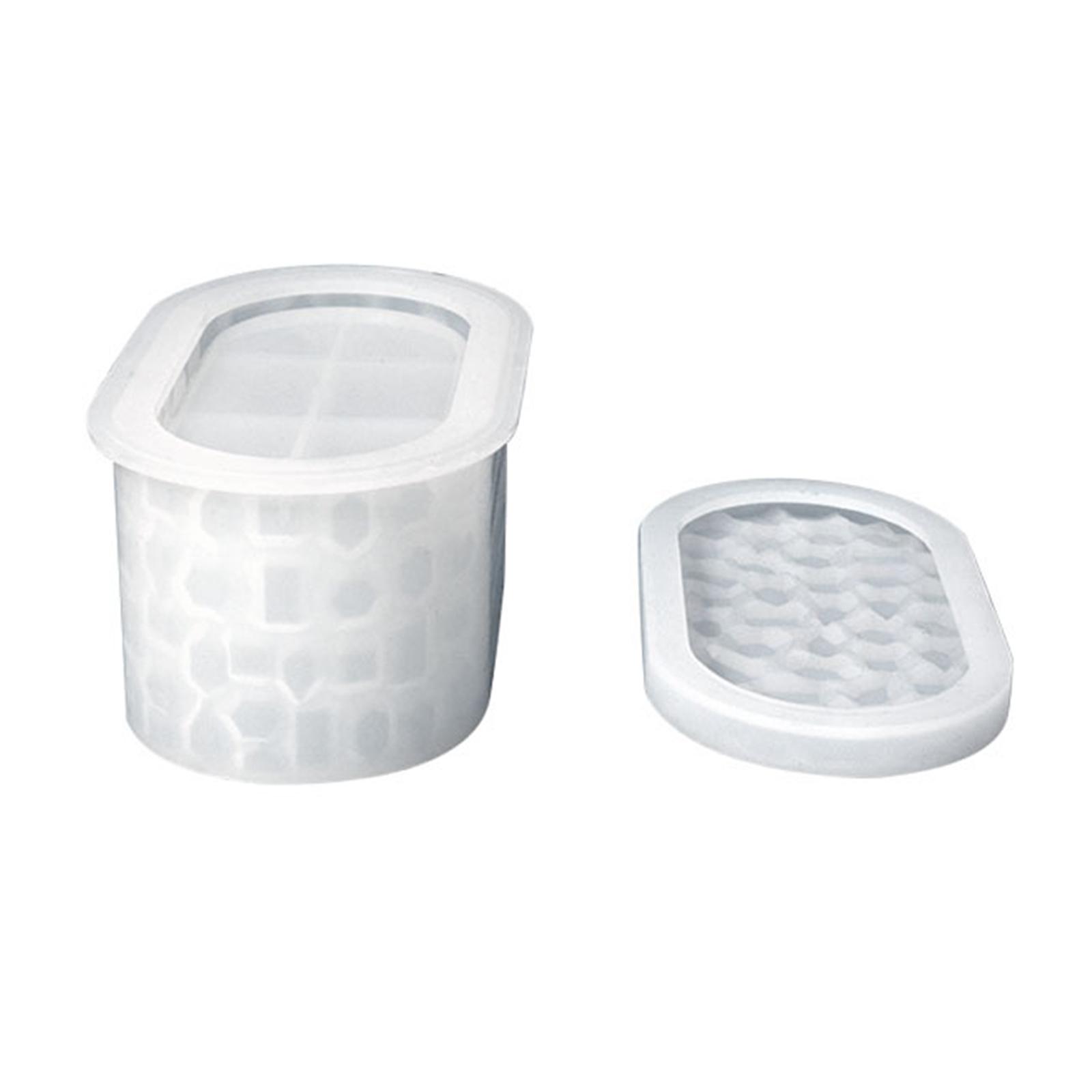 

Формы для коробок из смолы Diamonds с крышками, силиконовая форма для банок 3D, форма для контейнера для хранения безделушек для литья смолы, домашний декор A2