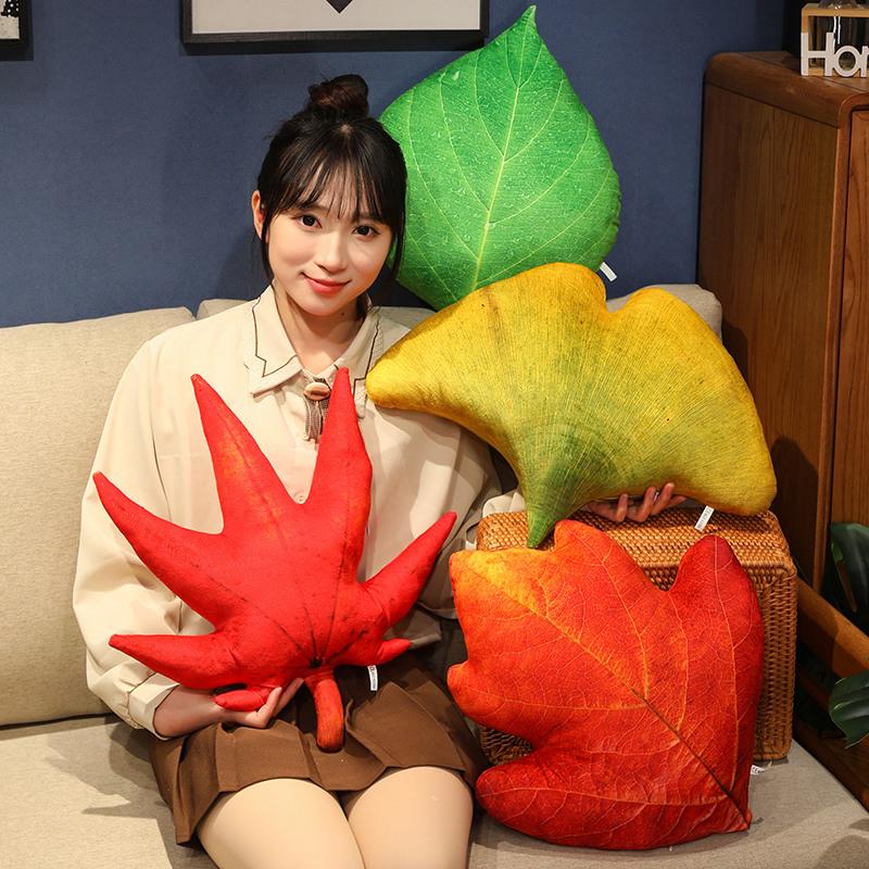 Leaf Pillow Succulent Leaf Shaped Throw Pillow Designed For Indoor Couch Sofa Living Room Home Decor Plant Lovers Garden Lovers