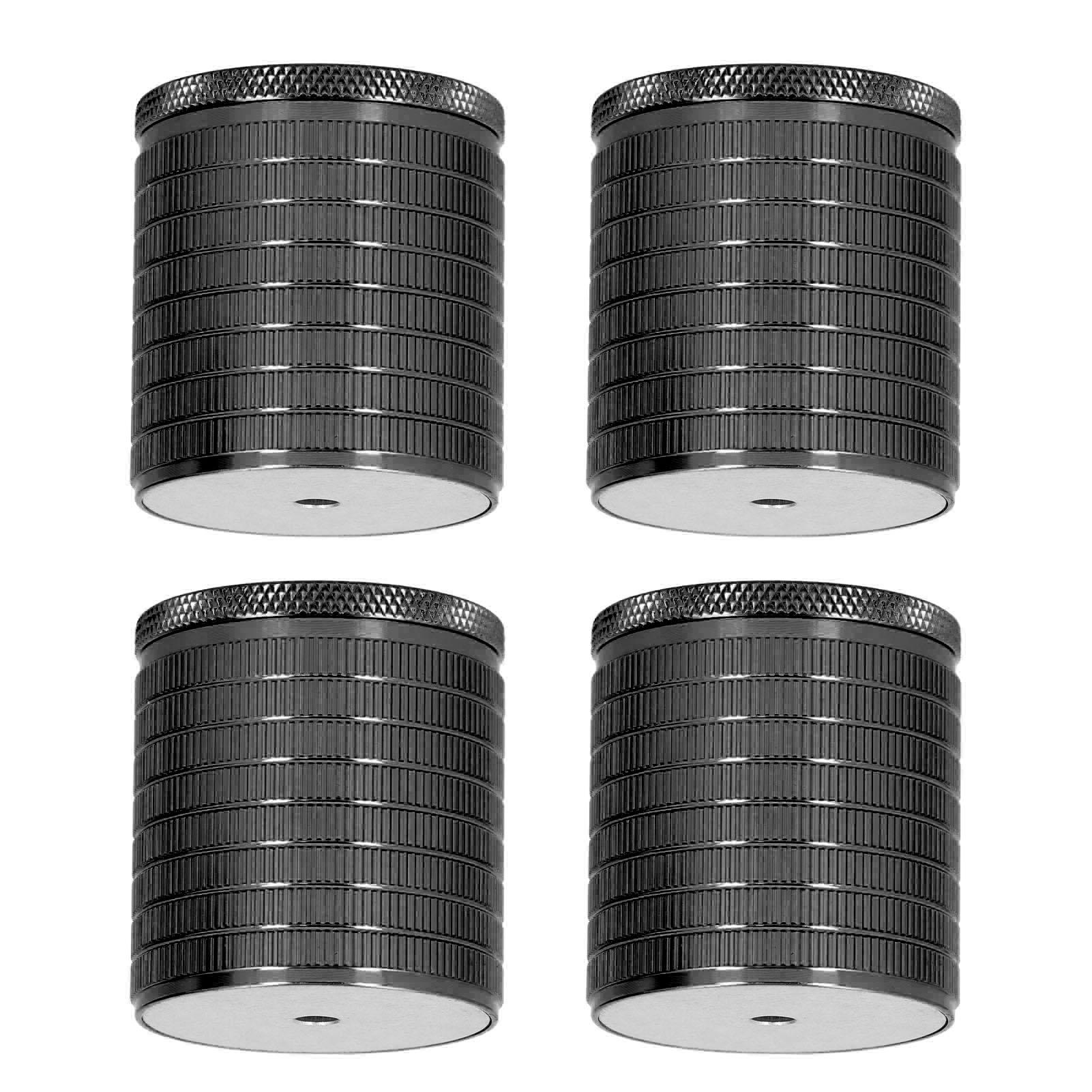 4 Pièces Rehausseur de Meuble 43-75mm   Alliage d'Aluminium à Forte Capacité de Charge Rehausseur de Lit Robuste