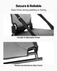 Kayak Seat, 1 Pack 34 mm Raised Height, Universal Foldable Canoe Seat with Adjustable Back Support, Adjustable Straps, and Aluminum Alloy Frame for