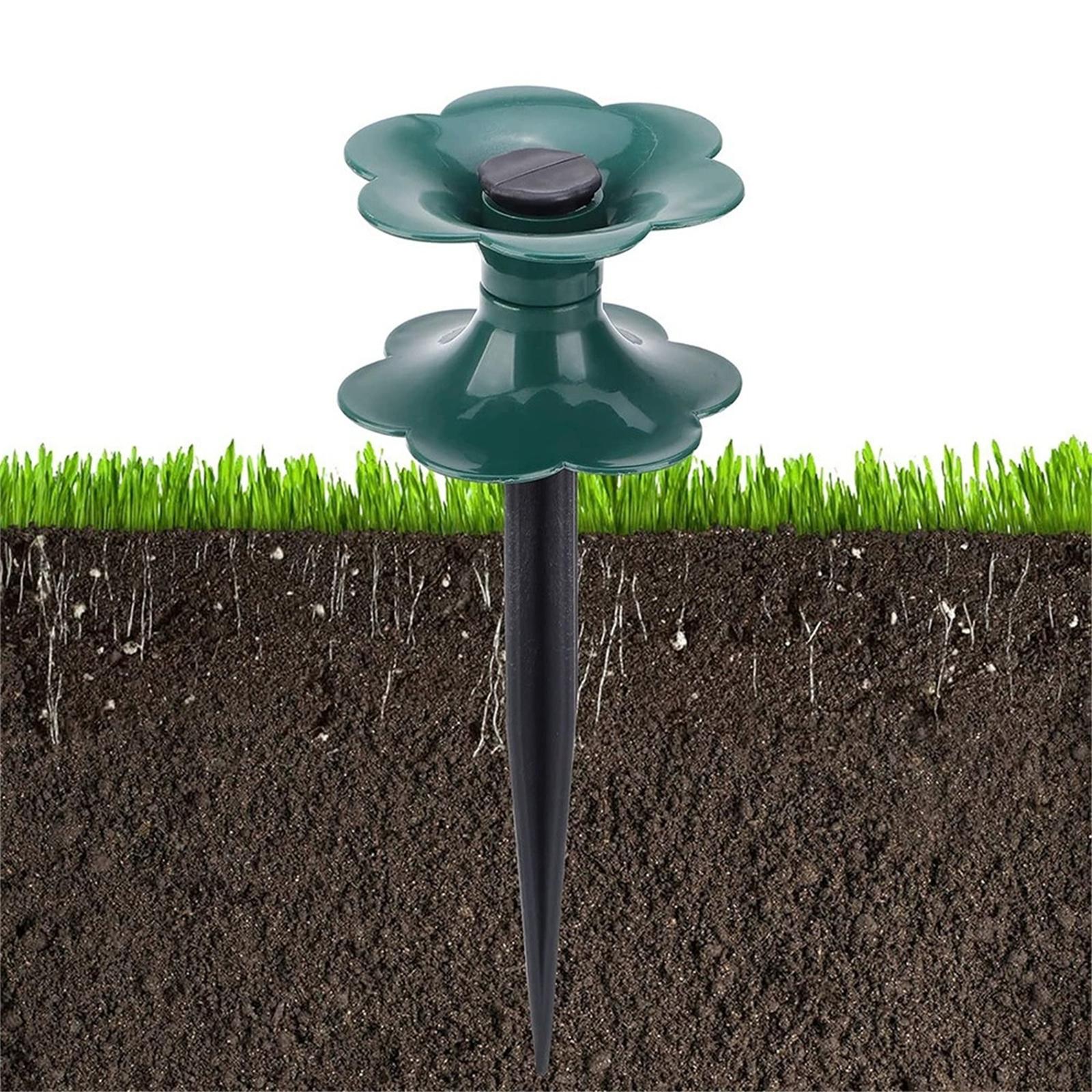 

Hose Guide Spike Watering Water Pipe Hose Roller Wheel Gardening High-strength Simply Garden Hose Holder One Size зелёный
