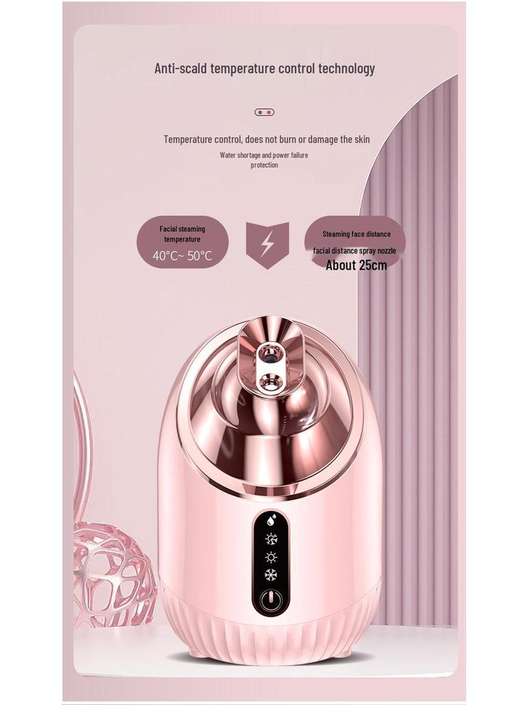 Dual-Function Hot & Cold Facial Steamer for Hydration and Pore Opening