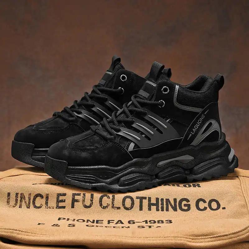 Fashion Without Lace Non-slip Sole Long Boots Ankle Shoes Summer Sneakers Men Sports Sapatenis Lowest Price New Style Runner 2025