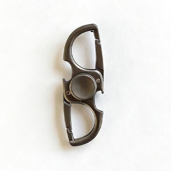 Breloczek ze stopu cynku Fidget Spinner Wytrzymały Gadżet EDC Otwieracz do butelek Wielofunkcyjne narzędzie 3 w 1