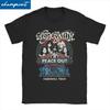 Men Women T-Shirts Farewell Rock Band Funny Pure Cotton Tee Shirt Short Sleeve Aerosmith T Shirt Crew Neck Clothing New Arrival