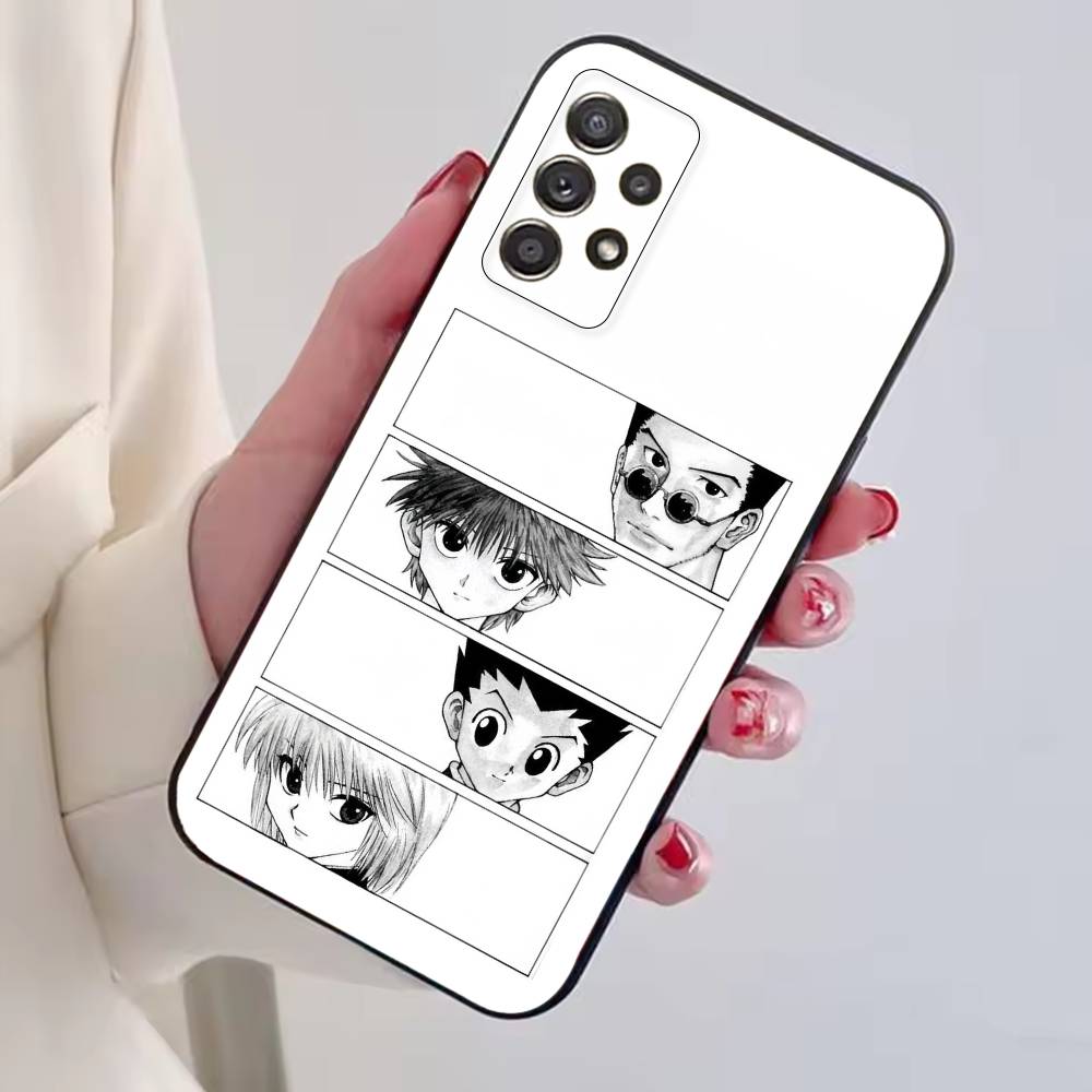 Hunter X Hunter Japanese Manga Phone Case Black Silicone Soft For Samsung S25,S24,S21,S22,S23,S30,Ultra,S20,Plus,Fe,Lite