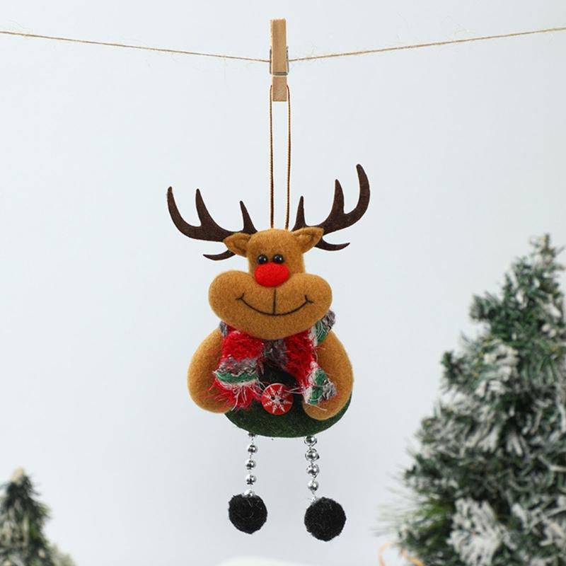 Christmas Santa Statue For House And Landscape Scenes Hanging Pendant Ornament