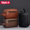 Men Business Travel Wash Toiletry Bag Waterproof PU Leather Bathroom Shaving Tools Organizer Pouch Cosmetic Bag Women Need Bag