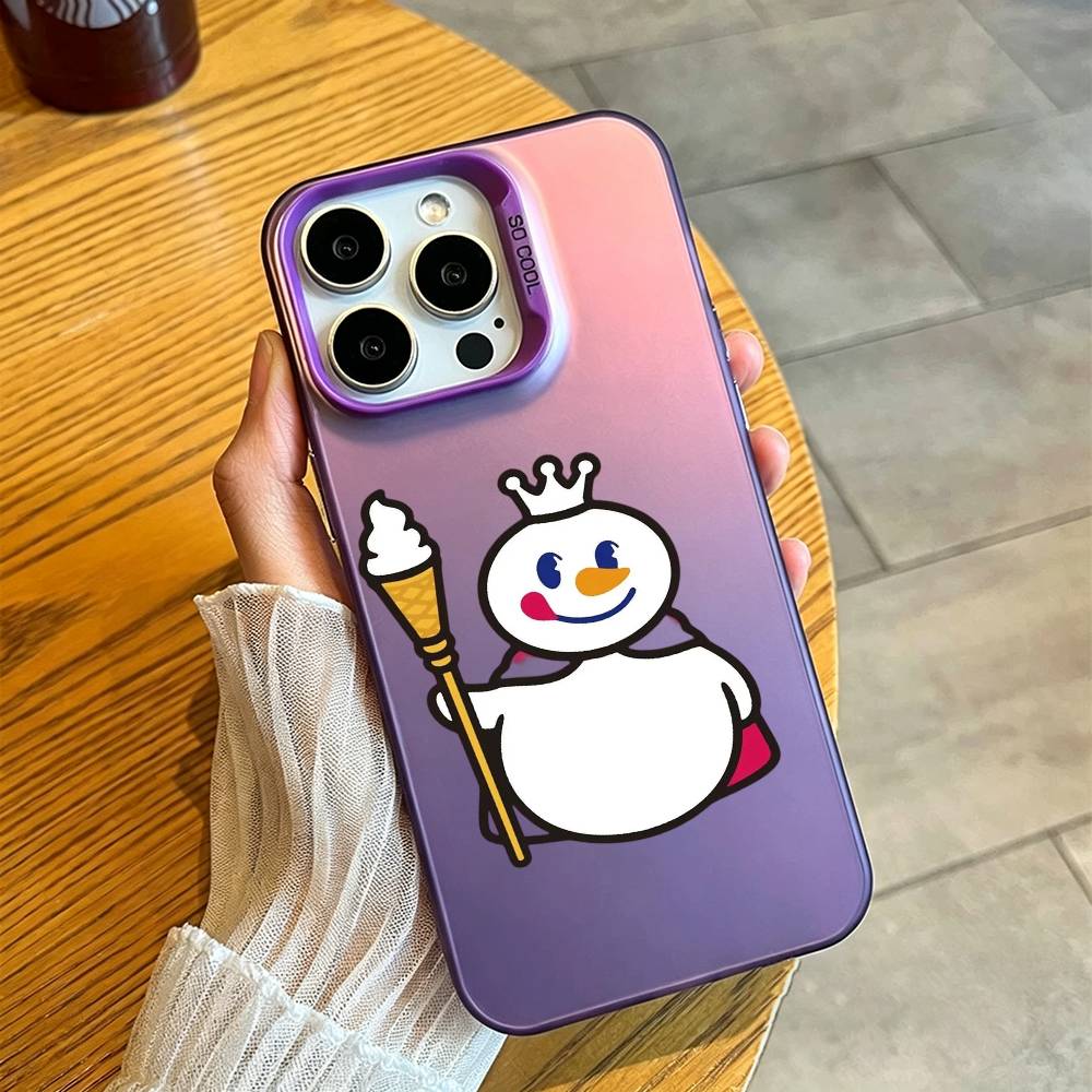 Mixue Bingcheng Phone Case For iPhone 17,16,15,14,13,12,11 Plus,Pro Max,XS,Colorful Silver Purple Cover iPhone11PROMAX