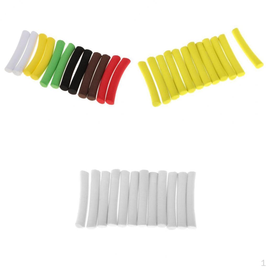 36Pcs in 1 EVA Carp Fishing Foam s Cylinder Float Making Fly Tying