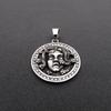 Heiß verkaufendes umweltfreundliches Material Griechische Mythologie Schlangenjungfrau Medusa Diamantanhänger Retro