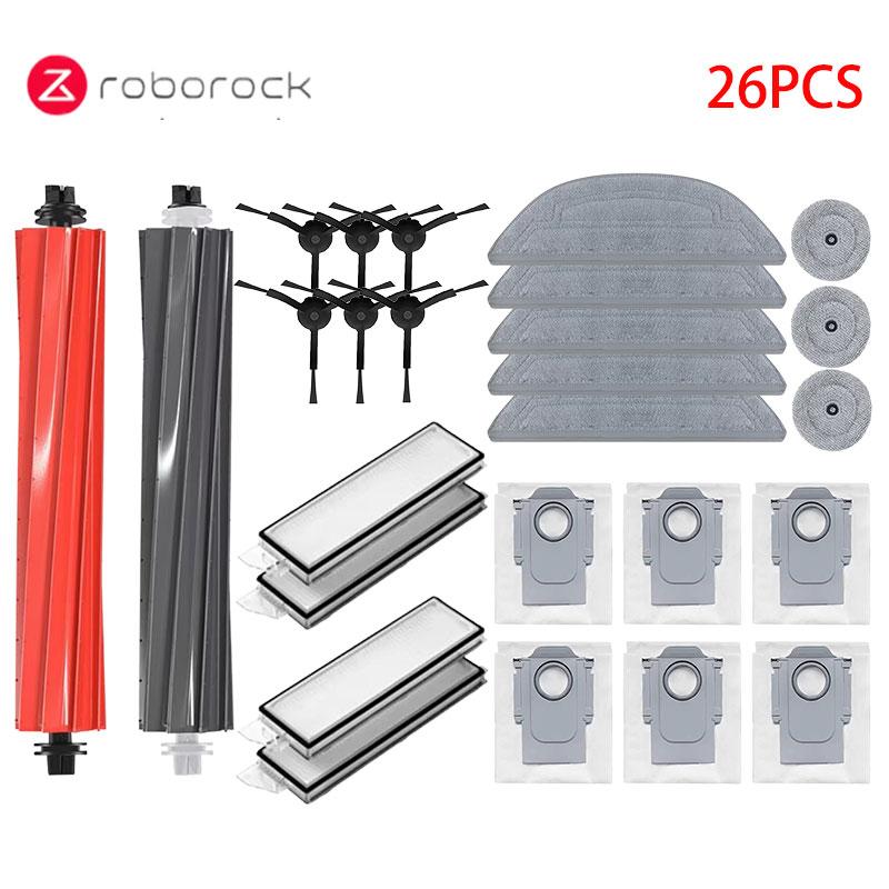 Accessori per Robot Aspirapolvere Roborock S8 MaxV Ultra Spazzola Principale Laterale Filtro Hepa Mocio Sacchetti Polvere Pezzi di Ricambio