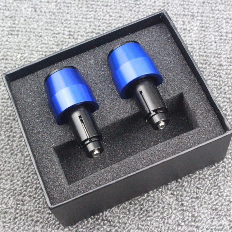 7/8" 22mm CNC Aluminum Universal Motorcycle Handlebars Grips Ends Bar Ends Handlebars Caps For Kawasaki Yamaha Honda SUZUKI