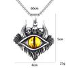 Devil's Eye Necklace Dark Skull Blue Eye Pendant Accessories