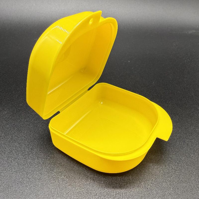 Portable Dental Retainer & Aligner Storage Box - Large/Medium Opening for Orthodontic and Denture Use